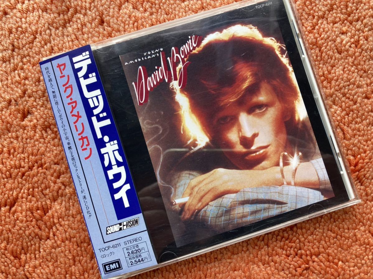 David Bowie ヤングアメリカン young American CD 東芝EMI　帯　解説付　デヴィッドボウイ