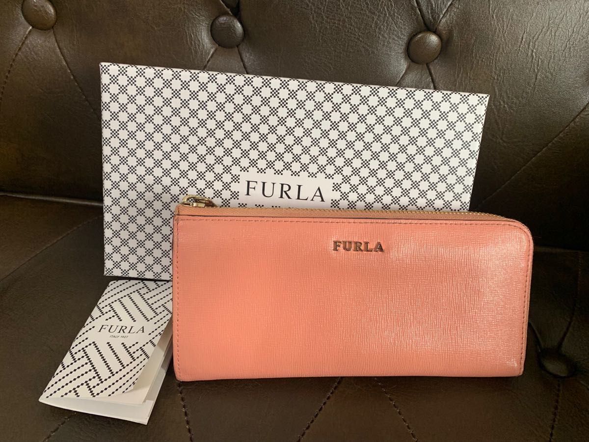 最終値下げ【箱紛失の為特価出品】【手数料無料キャンペーン値引き！】 FURLA フルラ長財布　Ｌ字ファスナー