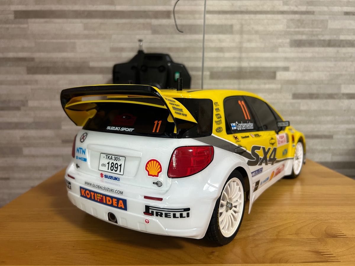 非売品 タミヤ 1/10電動RCカー スズキSX4 WRC - ホビーラジコン