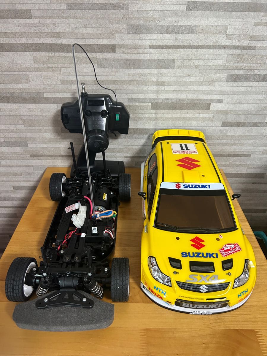 タミヤ TT-01 シャフト ドライブ 4WD シャーシ+タミヤ スズキ