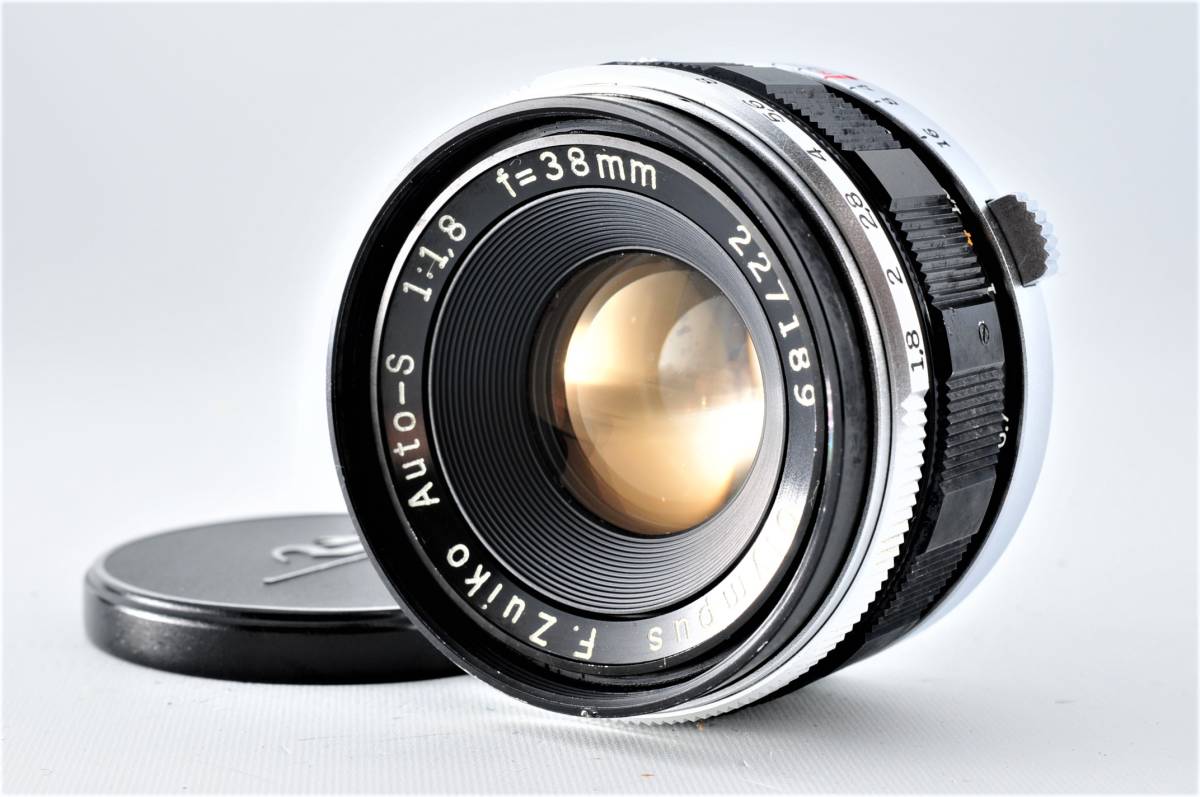 110【動作品】オリンパス Olympus F.Zuiko 38mm f1.8 Auto-S Pen F用