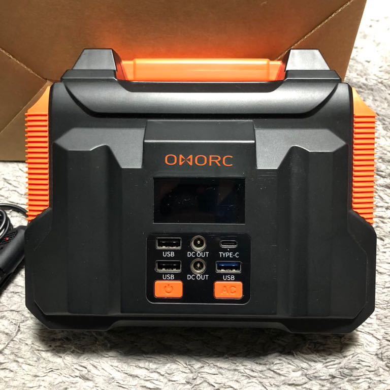 OMORC ポータブル電源 S310 オモーク キャンプ 車中泊 災害 非常用