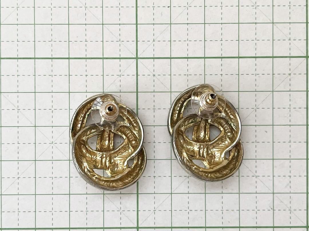 K * rare * abroad made . there is no sign earrings *381 dirt equipped postage 185 jpy ~ antique Vintage 