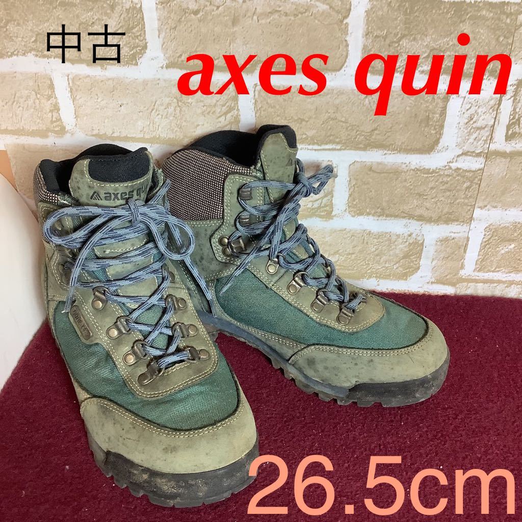 売り切り!送料無料!】A-44 axes quin!トレッキングシューズ!カーキ