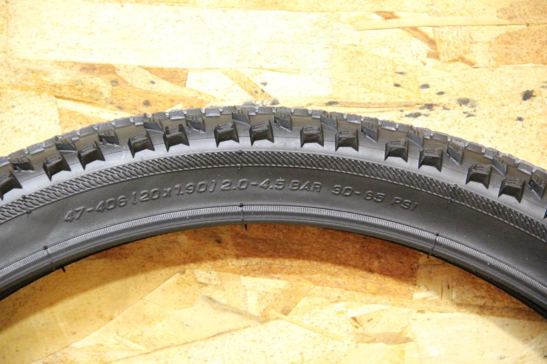 自転車 BMX MTB タイヤ ブロック SCHWALBE BLACK JACK 20 x 1.90 BLACK