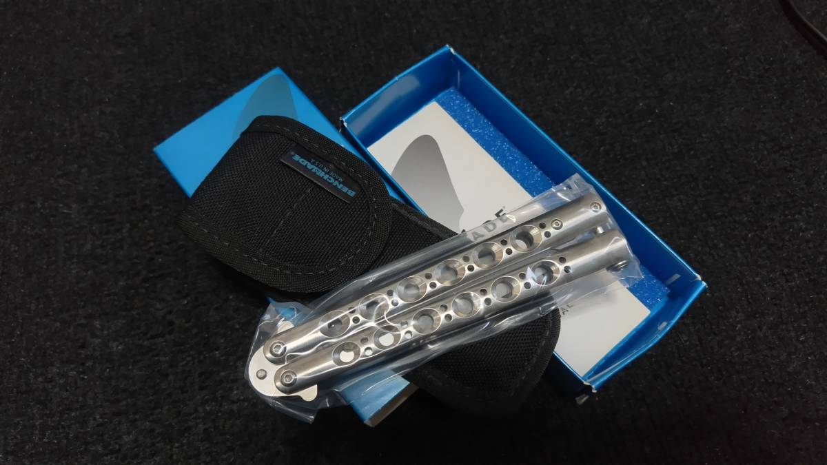 benchmade 42 Balisong Titanium Butterfly Knife Spring Latch ベンチ