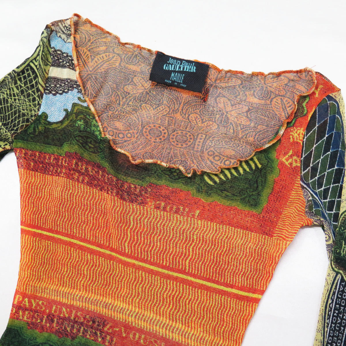 1994 Jean Paul GAULTIER MAILLE MESH TOP VINTAGE 90S ジャンポール