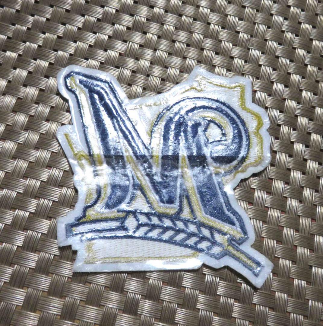 B/Mロゴ（大麦）◆MLBミルウォーキー・ブルワーズ Milwaukee Brewers『 M』野球ベースボール刺繍ワッペン◆メジャーリーグ■激渋■ 衣服DIY_画像5