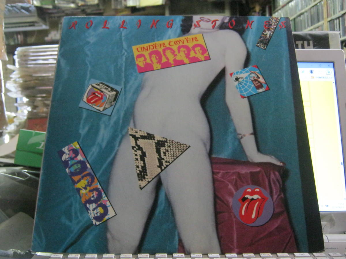 ROLLING STONES ローリングストーンズ / UNDER COVER 国内LP MICK JAGGER KEITH RICHARDS RON WOOD BILL WYMAN CHARLIE WATTS_画像1