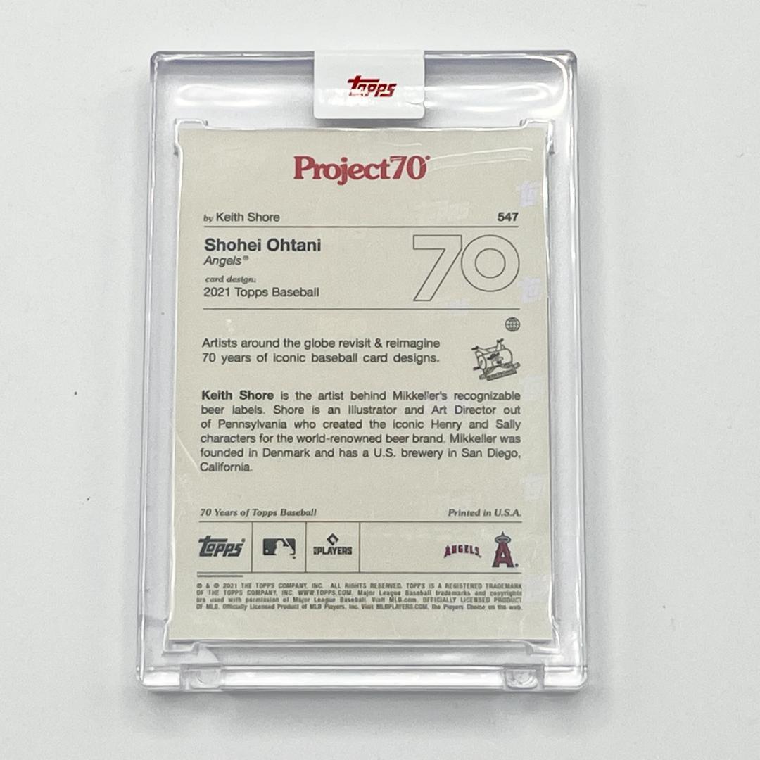 角ケースひび 大谷翔平 Topps Project70 Card ポケモンカード 角ケースひび 大谷翔平 Topps Project70 Card ポケモンカード