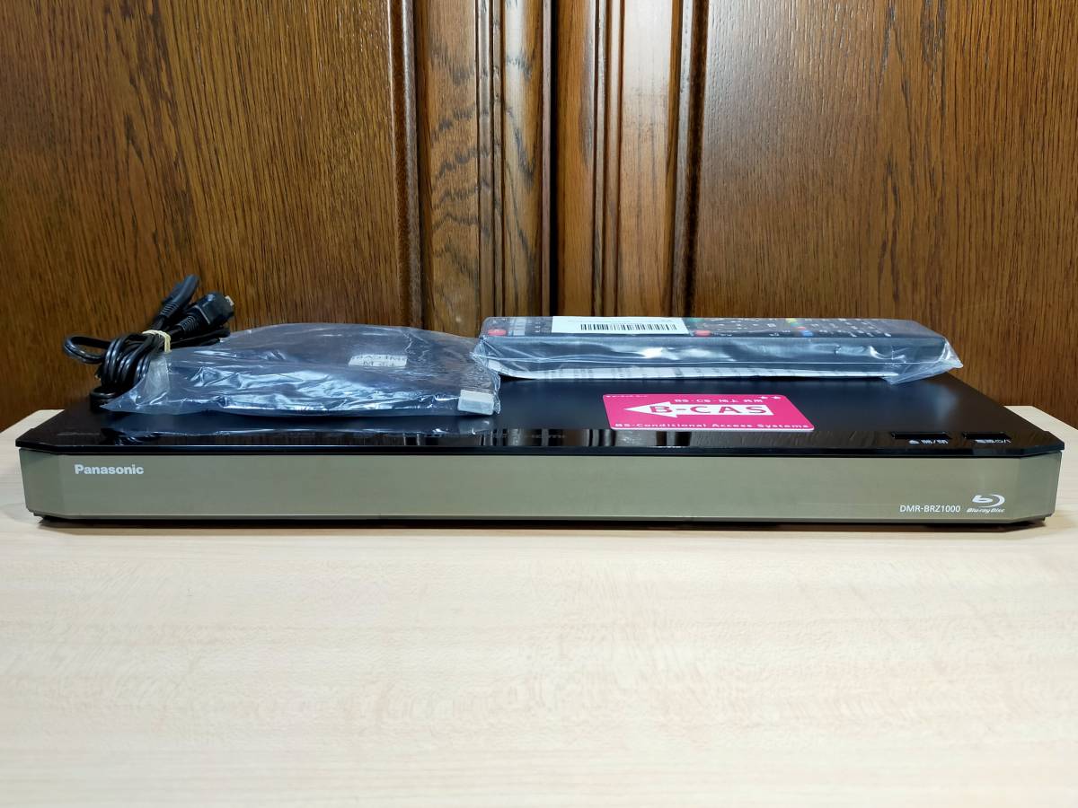 Panasonic DMR-BRZ1000/1TB/3番組同時録画可/B-CAS,新品リモコン,HDMI