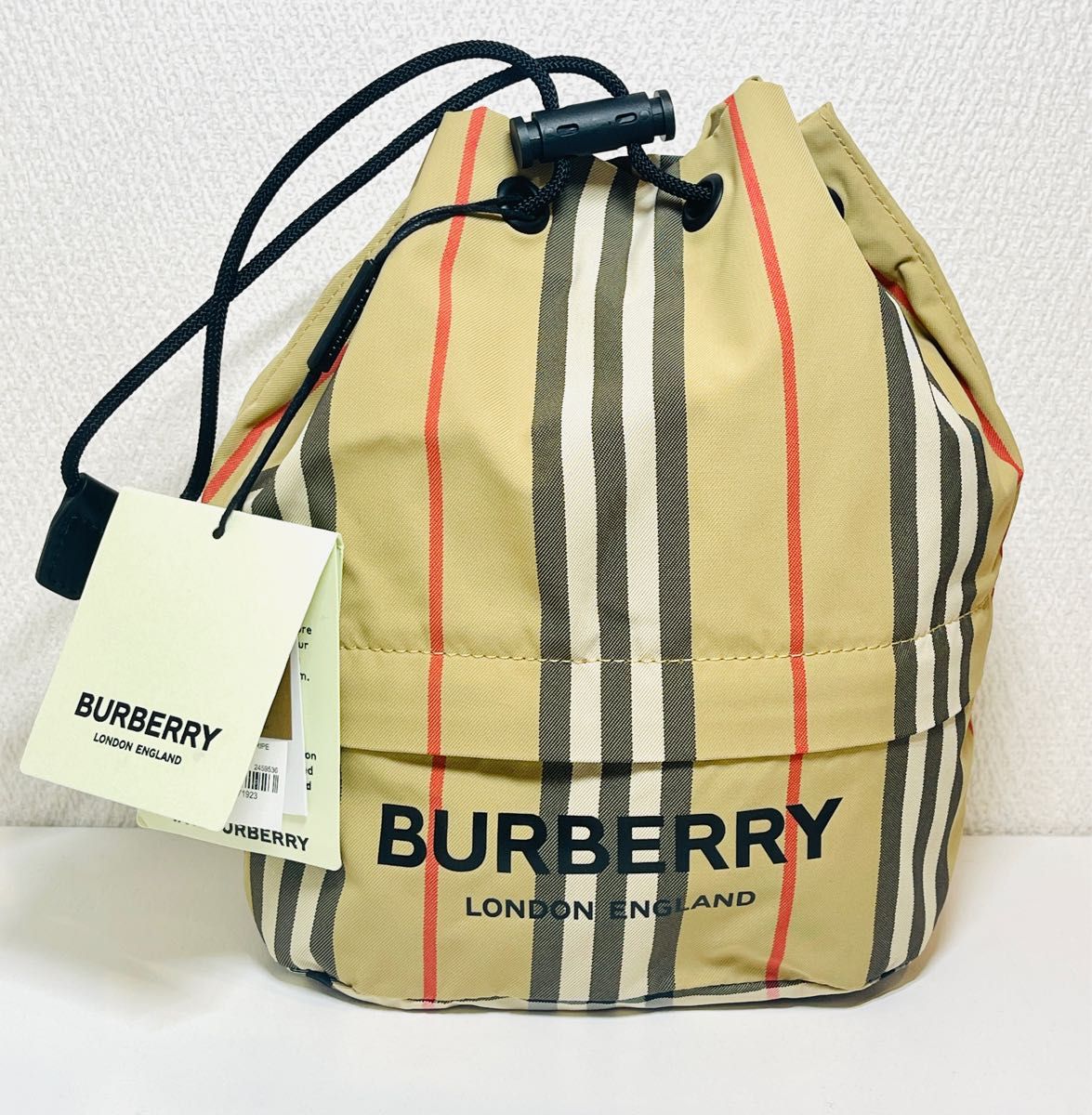 ☆新品未使用☆ BURBERRY チェック柄 巾着バッグ | www.mclegal.info