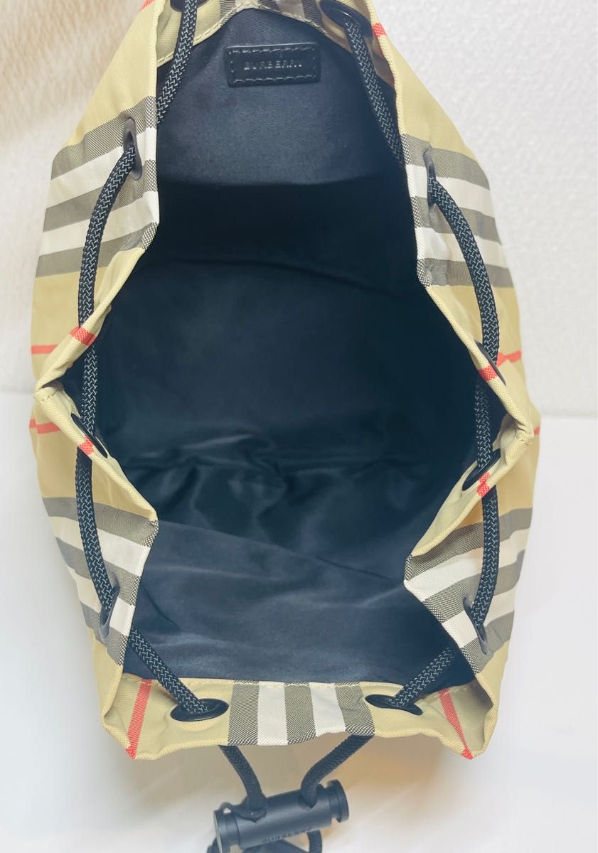 ☆新品未使用☆ BURBERRY チェック柄 巾着バッグ | www.mclegal.info