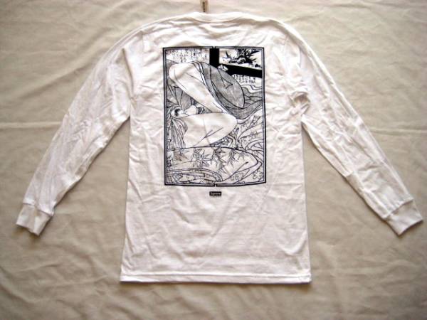 XLサイズ！16 Supreme SASQUATCHFABRIX SHUNGA L/S Tee白_画像2