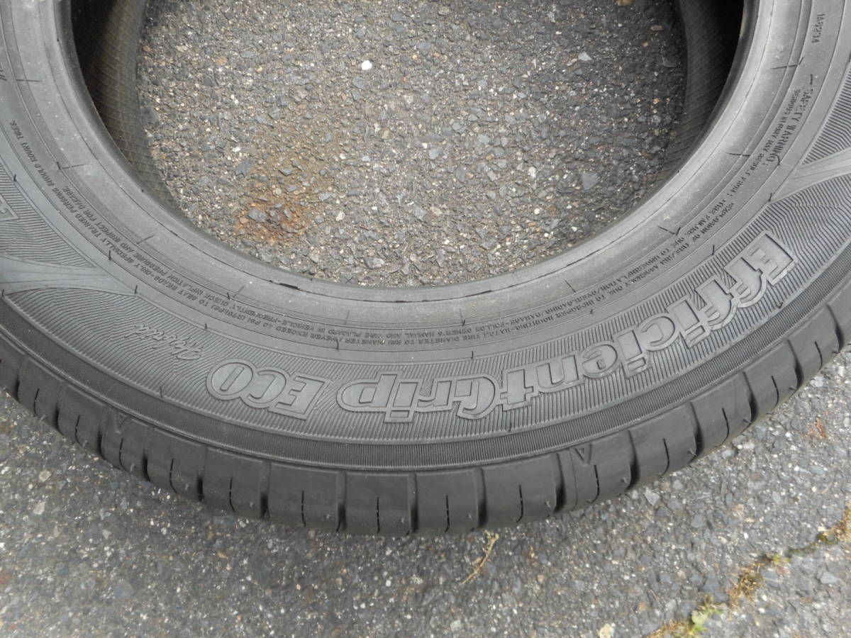 185/65R15 185/65-15 GOODYEAR グッドイヤー EfficientGrip ECO Hybrid EG01 2020年製 ラジアルタイヤ サマータイヤ 未使用 2本セット_画像5