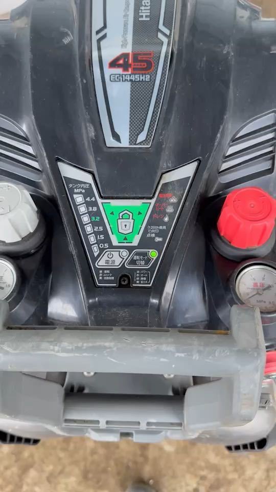 日立工機 Hitachi 高圧コンプレッサーEC1445H2 品 エアコンプレッサ