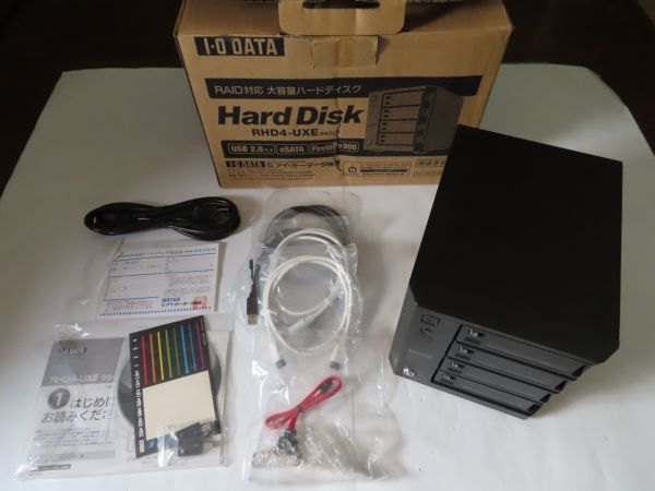 I*O DATA RHD4-UXE2.0 USB2.0 eSATA IEEE1394b connection RAID5 correspondence 