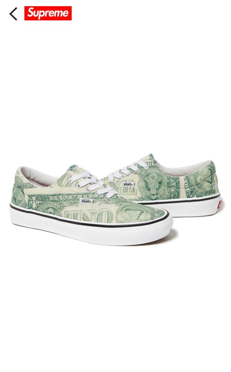 Supreme Vans Dollar Era US9 27cm