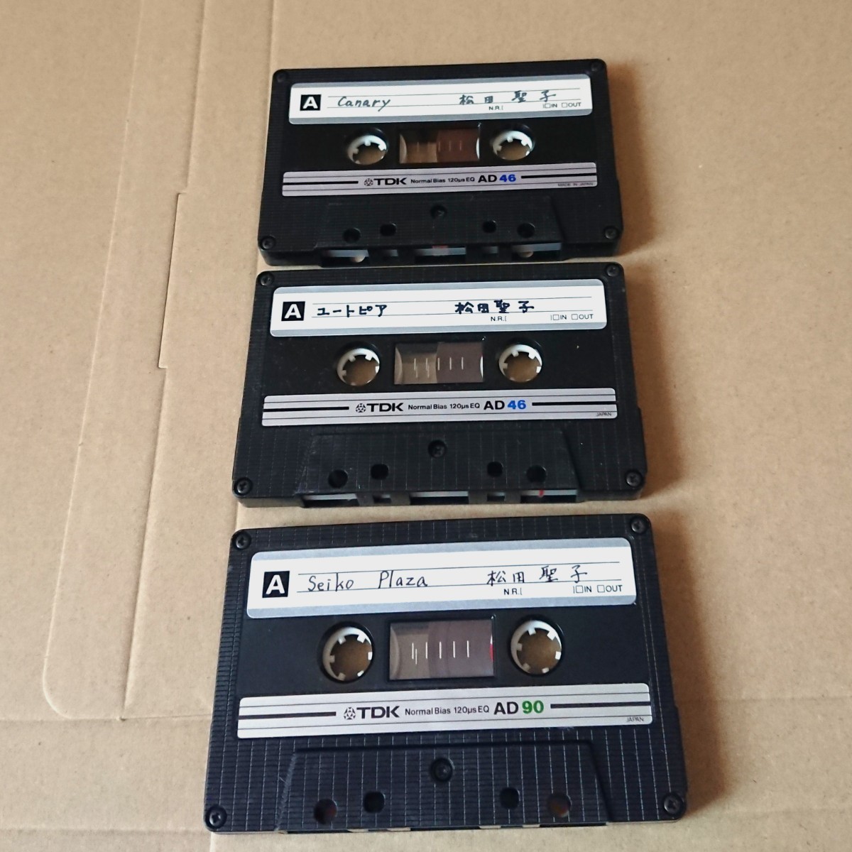 TDK 中古　カセットテープ　8本　つめ有り