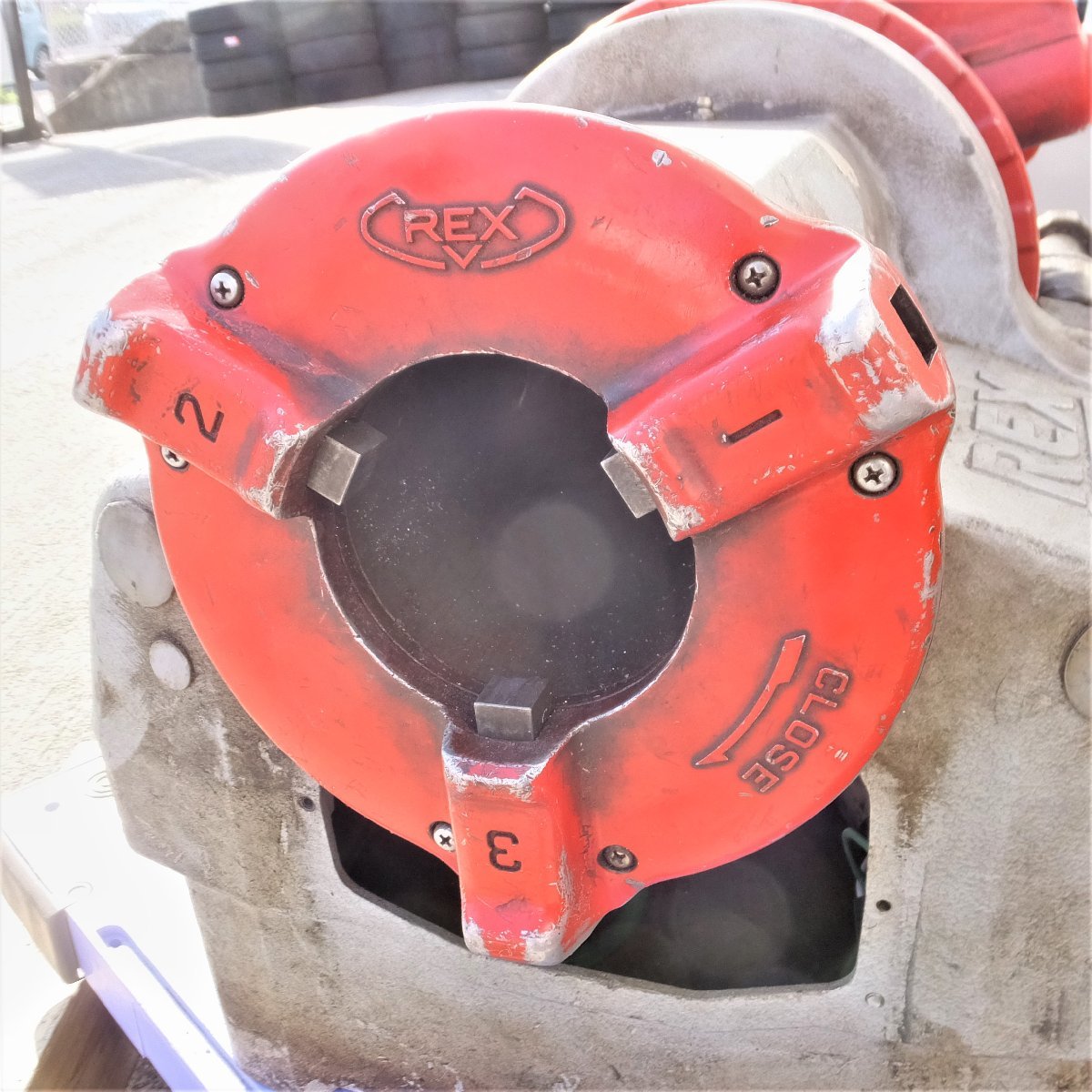 ◇REX レッキス パイプマシン NS80A ねじ切り機 ねじ加工 ネジ ◇REX レッキス パイプマシン NS80A ねじ切り機 ねじ加工 ネジ
