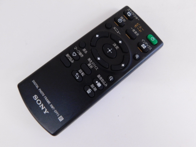 H984(即決) SONY/ソニー RMT-DPF5 デジタルフォトフレーム リモコン_画像1