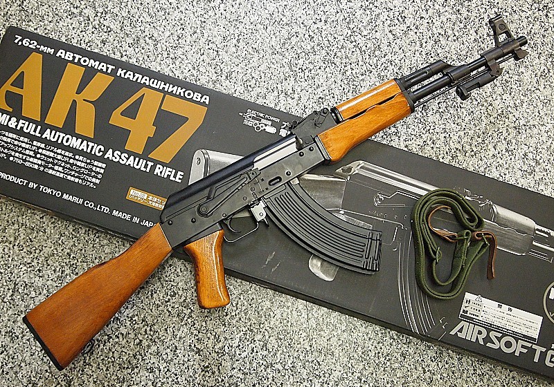 電動ガン AK47 Yahoo!オークション - おそらくマルイベース STD電動ガン AK47