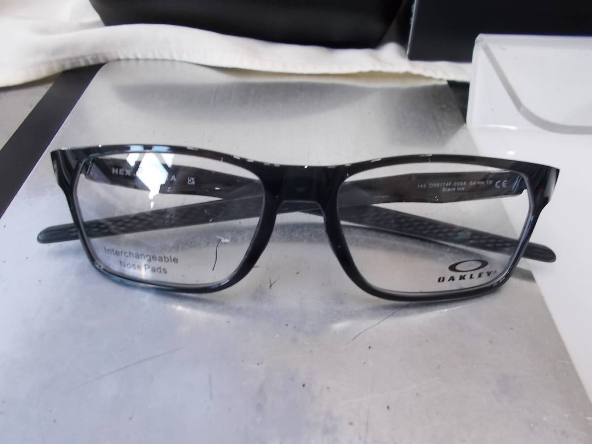 OAKLEY オークリー HEX JECTOR A 超かっこいい 眼鏡フレーム OX8174F-0354 Black Ink