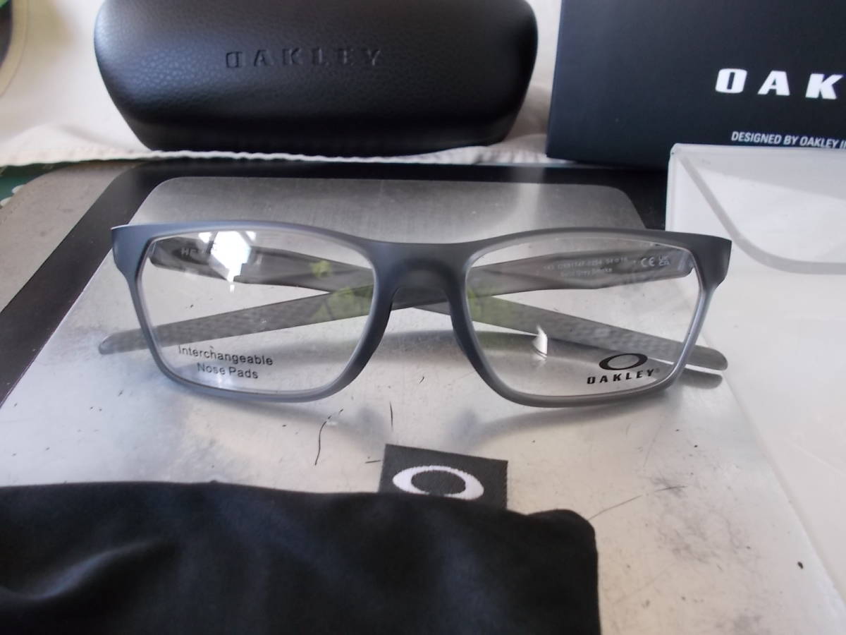 OAKLEY オークリー HEX JECTOR A 超かっこいい 眼鏡フレーム OX8174F-0254 Satin Grey Smoke