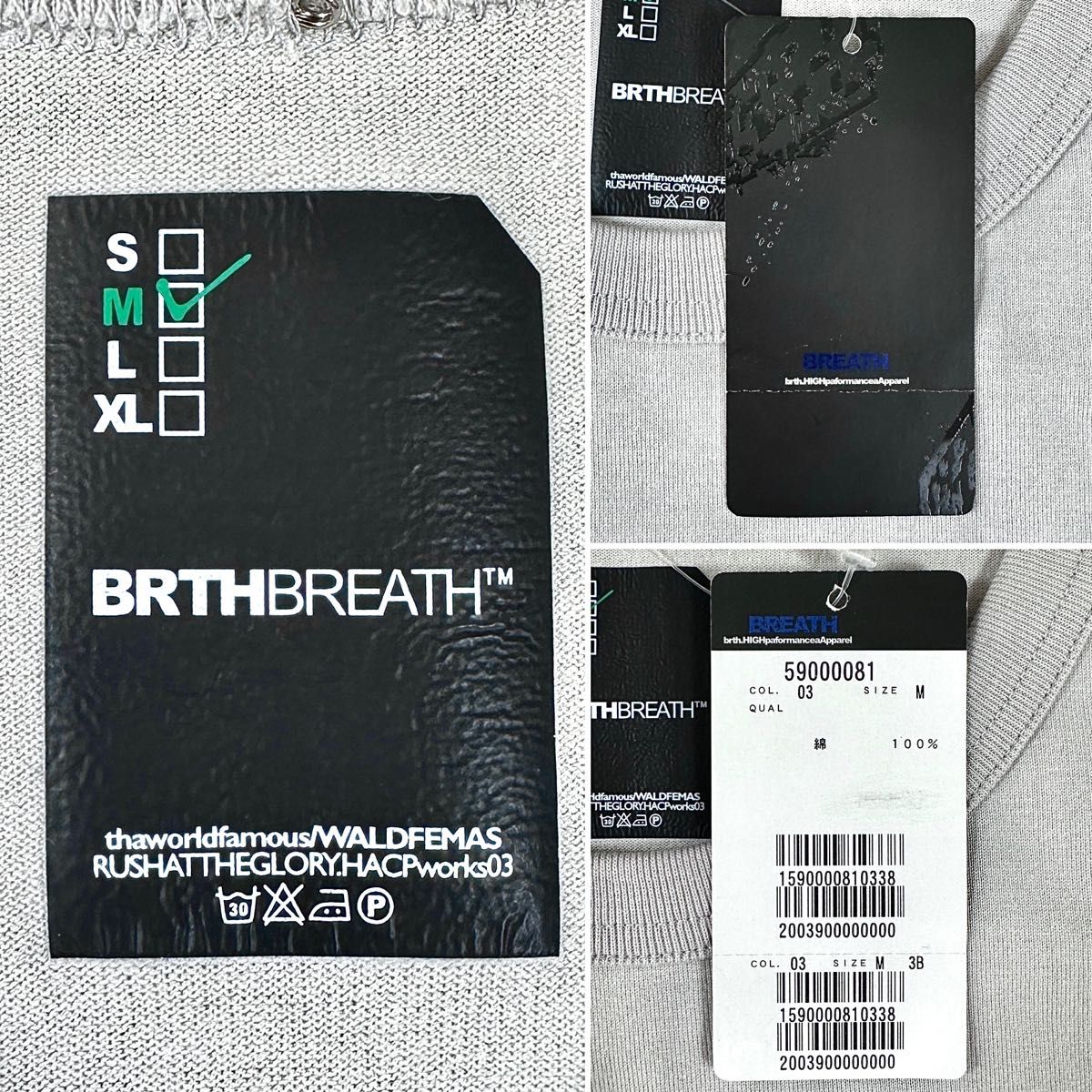 ☆未使用タグ付き☆ BRTH BREATH バースブレス タンクトップ