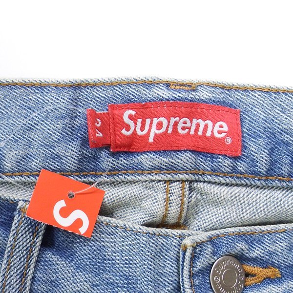 未使用品 22ss Supreme Baggy Jean Washed Indigo 34 シュプリーム