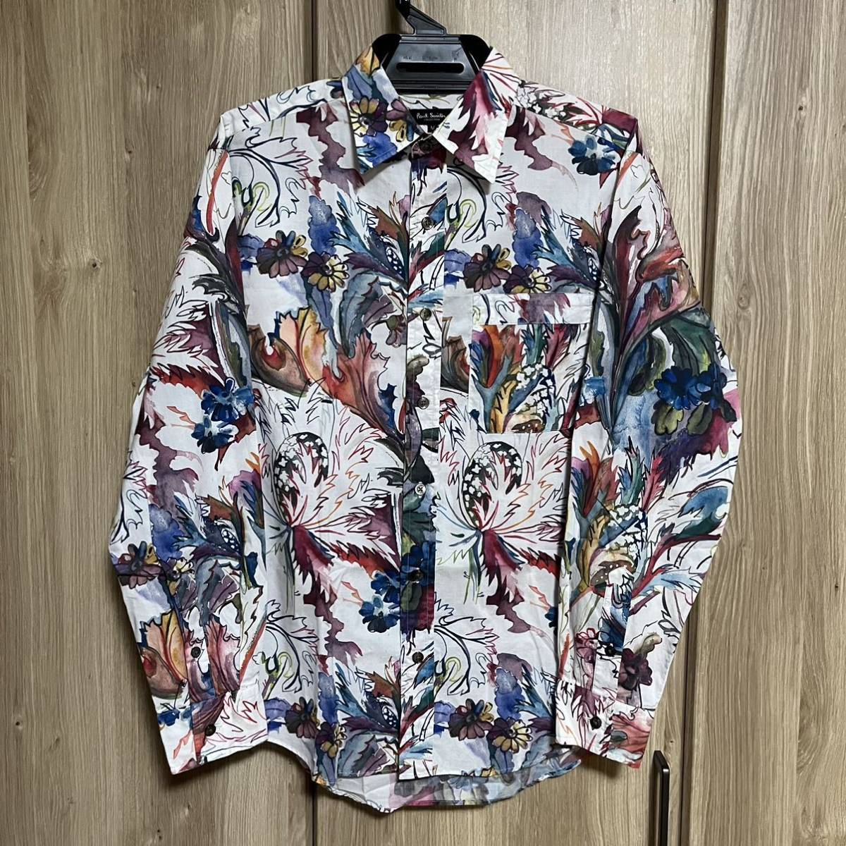 Paul Smith】美品 ポールスミス 人柄シャツ 総柄 19年モデル - シャツ