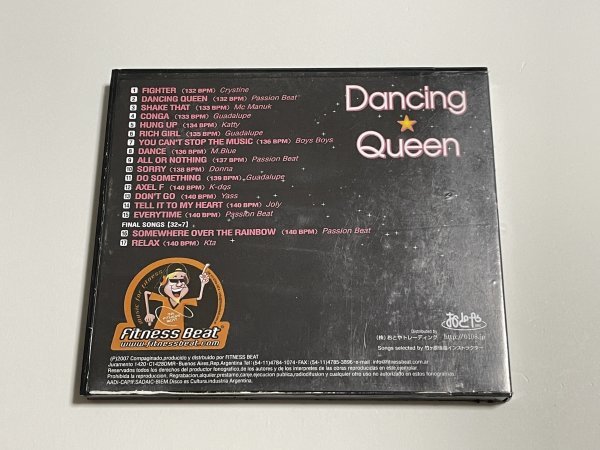 CD『Dancing☆Queen 竹ヶ原佳苗 全曲セレクト! 』BPM132~140 エアロビクス フィットネス エクササイズ_画像2