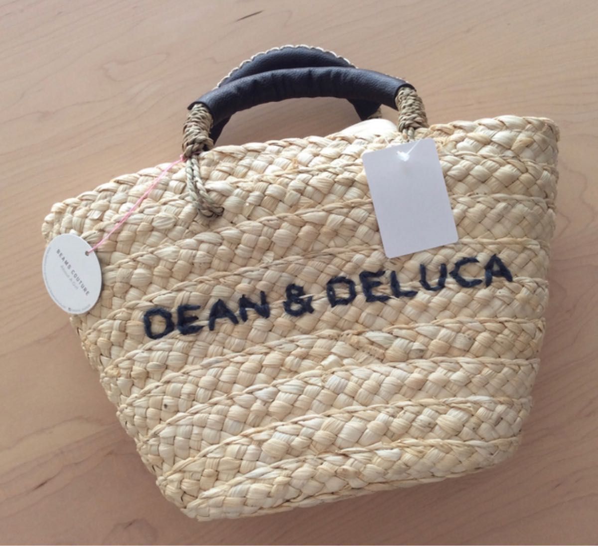 DEAN & DELUCA × BEAMS COUTURE / 保冷カゴバッグ小 | noonanwaste.com