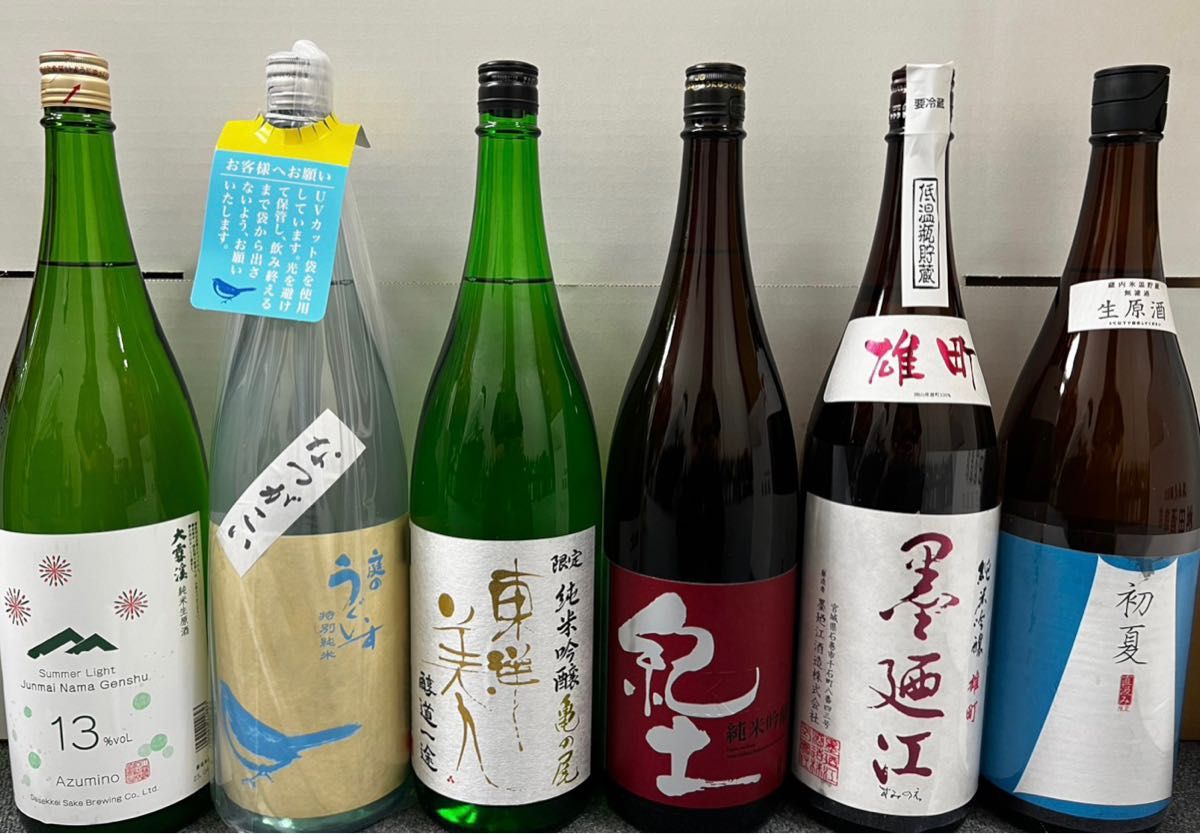 日本酒 一升瓶6本セット｜Yahoo!フリマ（旧PayPayフリマ）