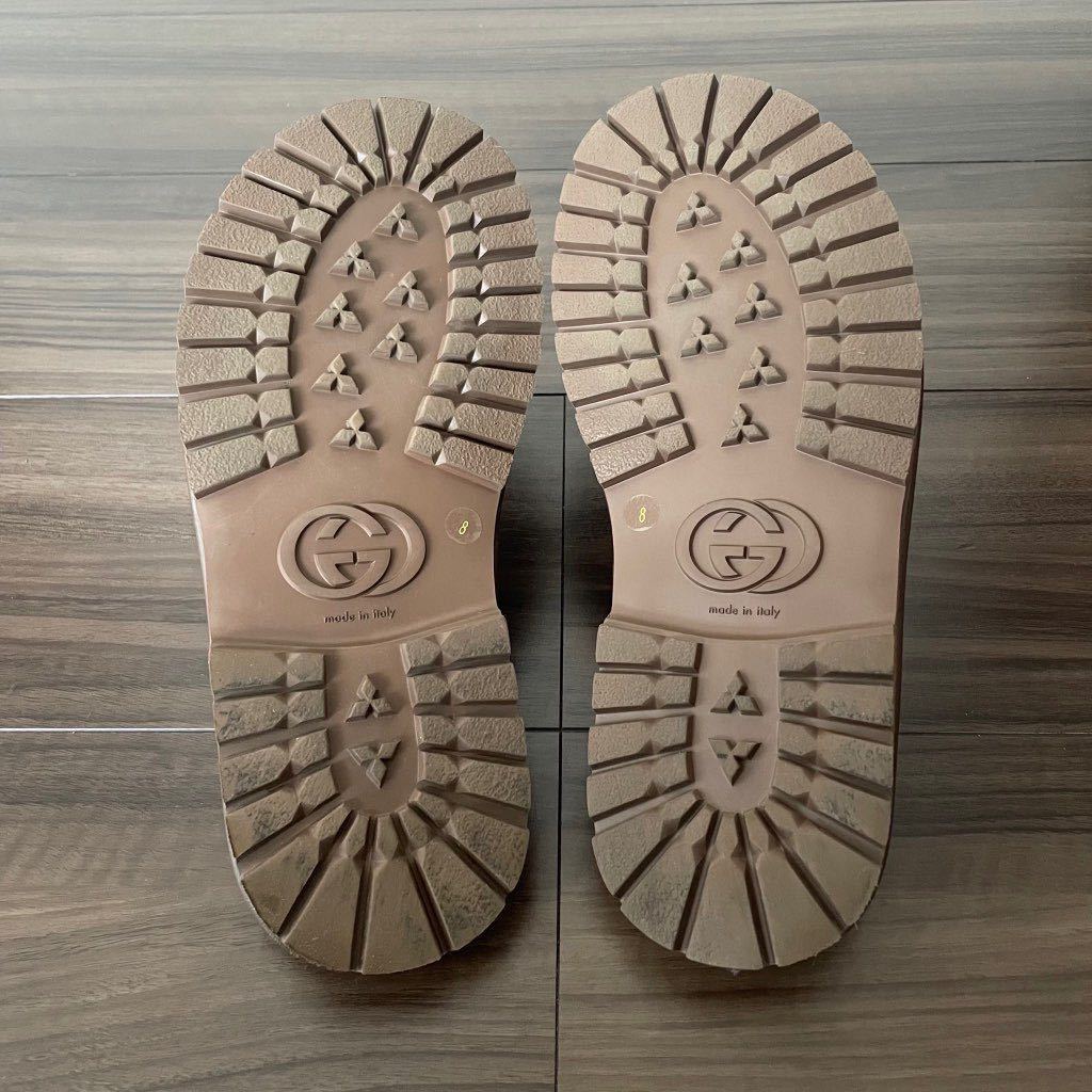1円☆中古品☆グッチGUCCI☆国内正規品☆靴☆スリッパ シューズ☆8