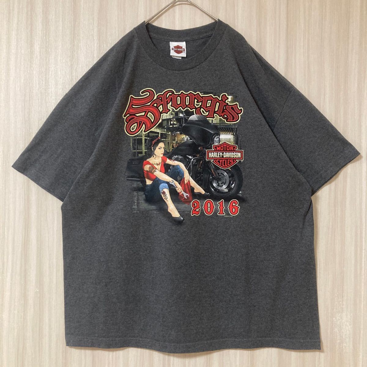 ハーレーダビッドソン メキシコ製 Tシャツ 両面プリント ハーレー