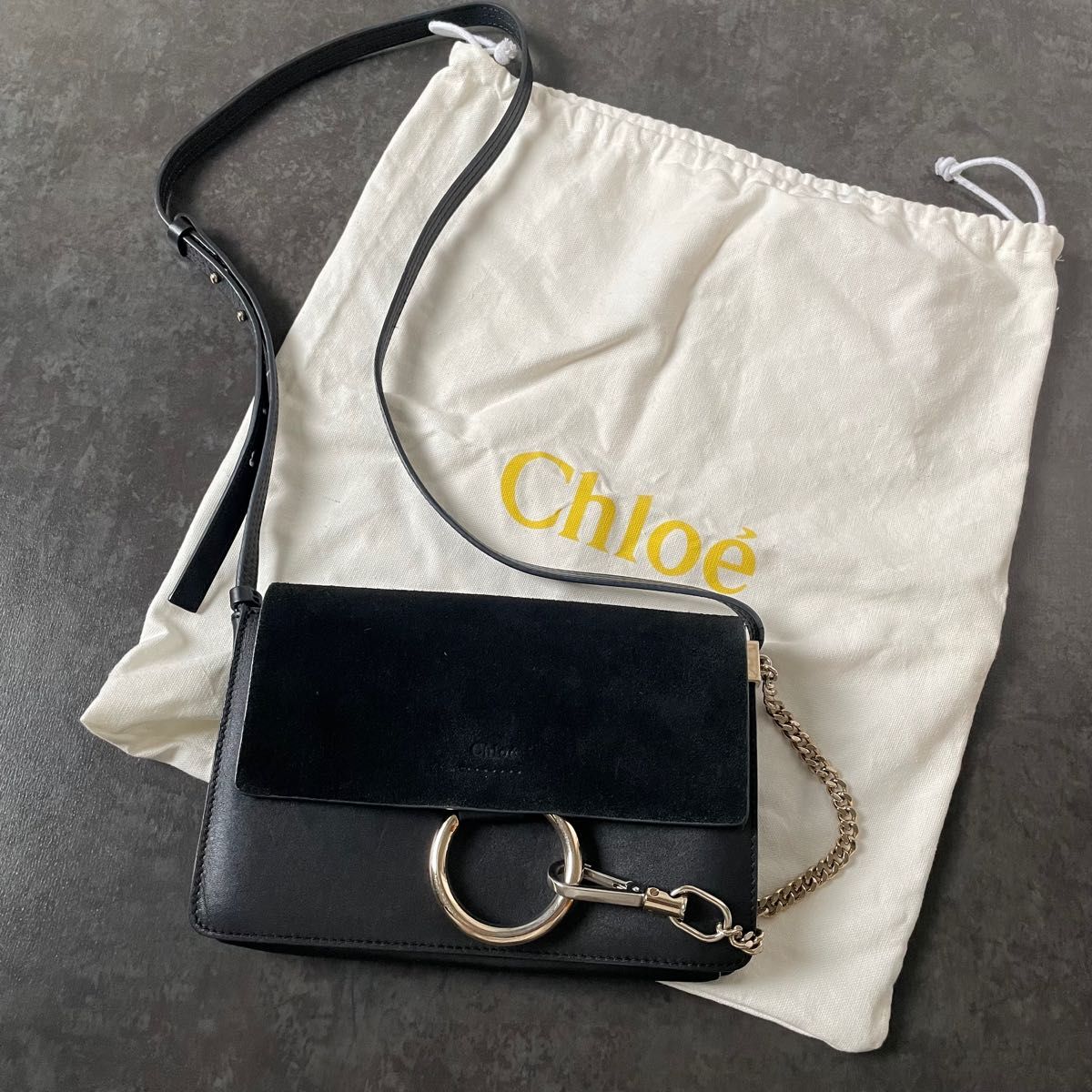 Chloe クロエ ショルダーバッグ FAYE フェイ ブラック 正規品 付属付