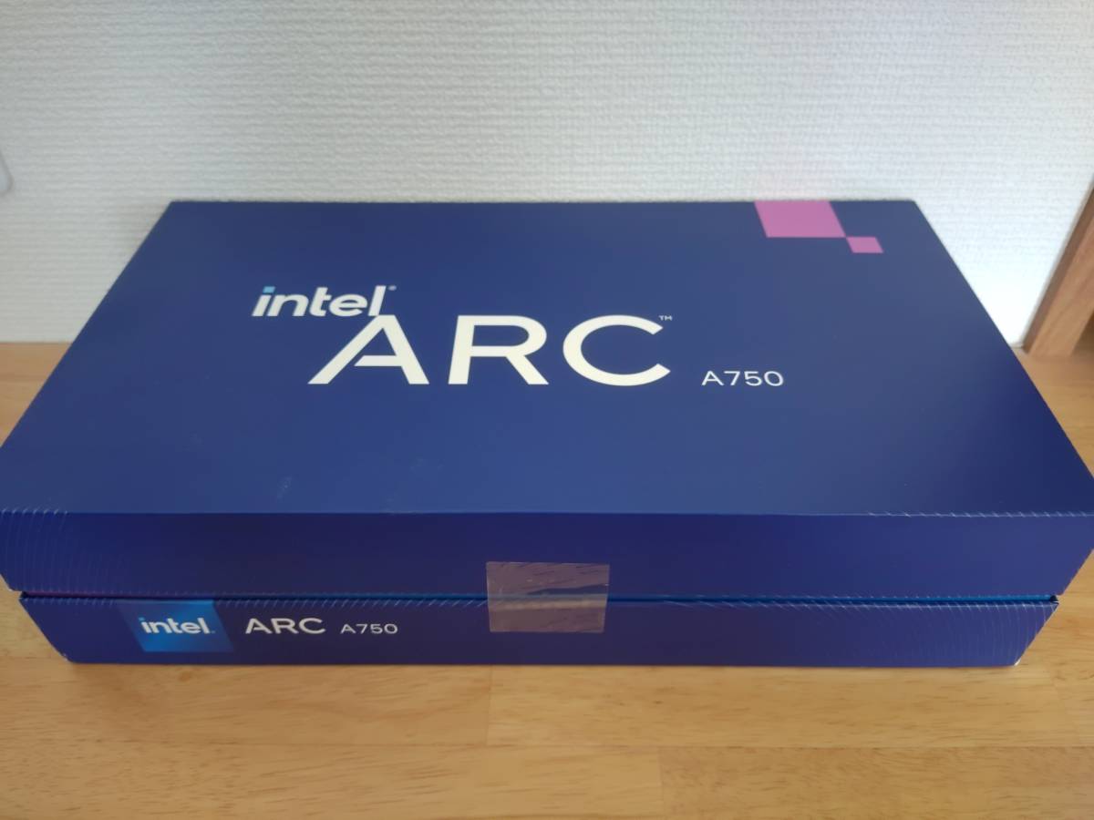 未使用・開封済み】 Intel グラフィックカード Intel Arc A750 8GB