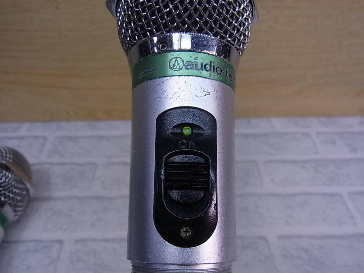 *K/930* Audio Technica audio-technica* wireless microphone 2 pcs set *AT-CLM701T/B* Junk 