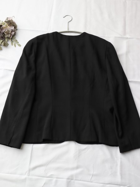 ダナパリ ２点セットアップ 長袖 レディースファッション 9（M）DANAPARIS ジャケット スカート ブラックフォーマル 喪服 冠婚葬祭 A01102_画像6