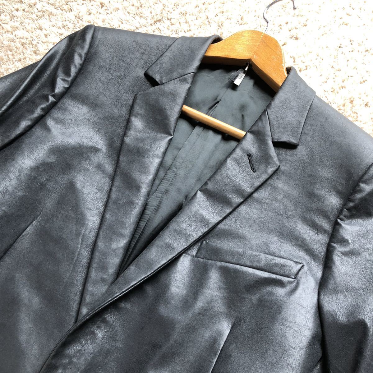 極希少品 Dior homme ディオールオム エディ期 メンズ PVCレザー