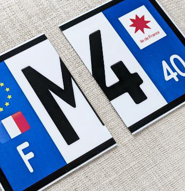 高品質　ユーロナンバープレート　世界で1つ　オーダーメイド　選べる素材3タイプ　ドイツ　フランス　イタリア　英国　送料無料_画像4