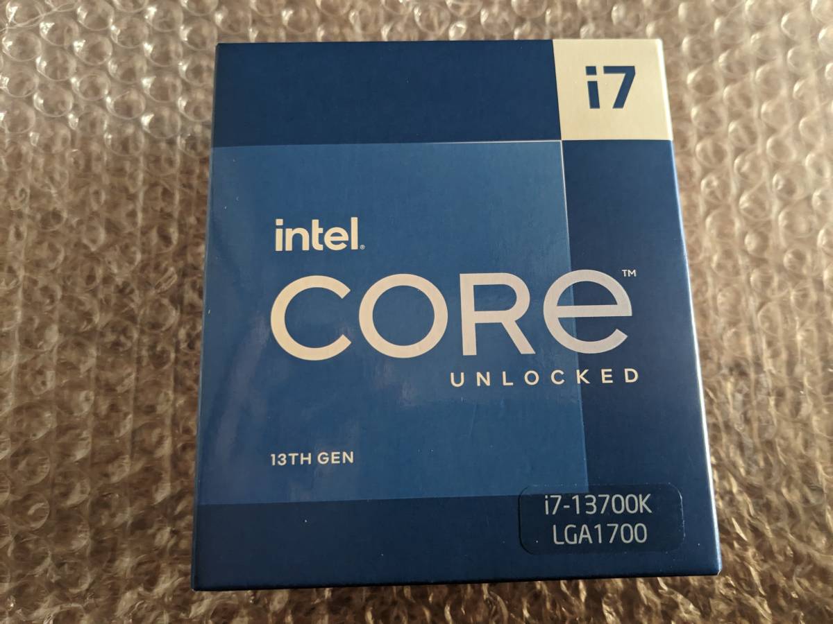 新品未開封 送料無料 】 Intel Core i7 13700K BOX ① 【ゴールド