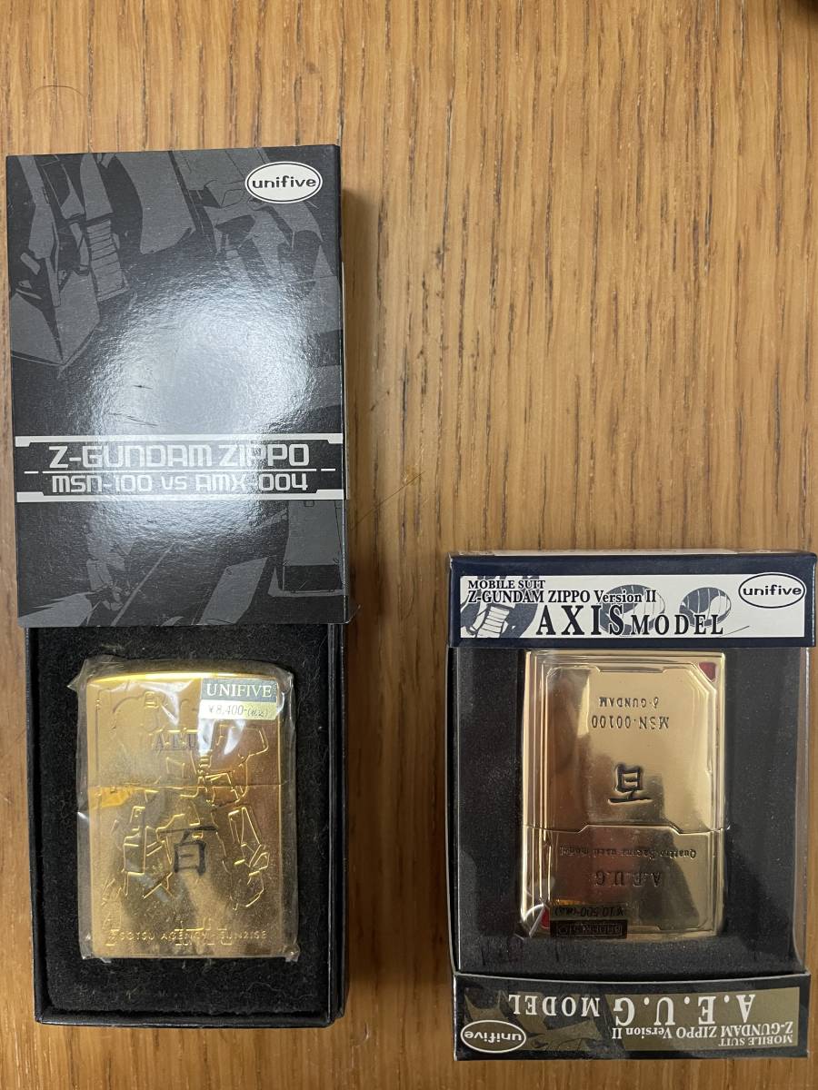 2003年zippo ジッポー ガンダム 百式 ゴールド - タバコグッズ