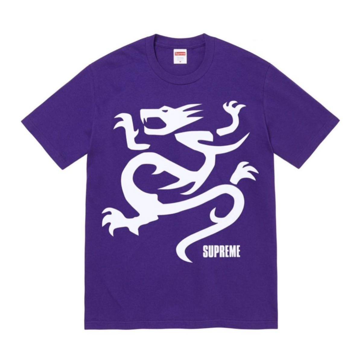 2023SS Supreme シュプリーム Mobb Deep Dragon Tee モブディープ ドラゴンTシャツ Mサイズ パープル シュプリームTシャツ 送料無料