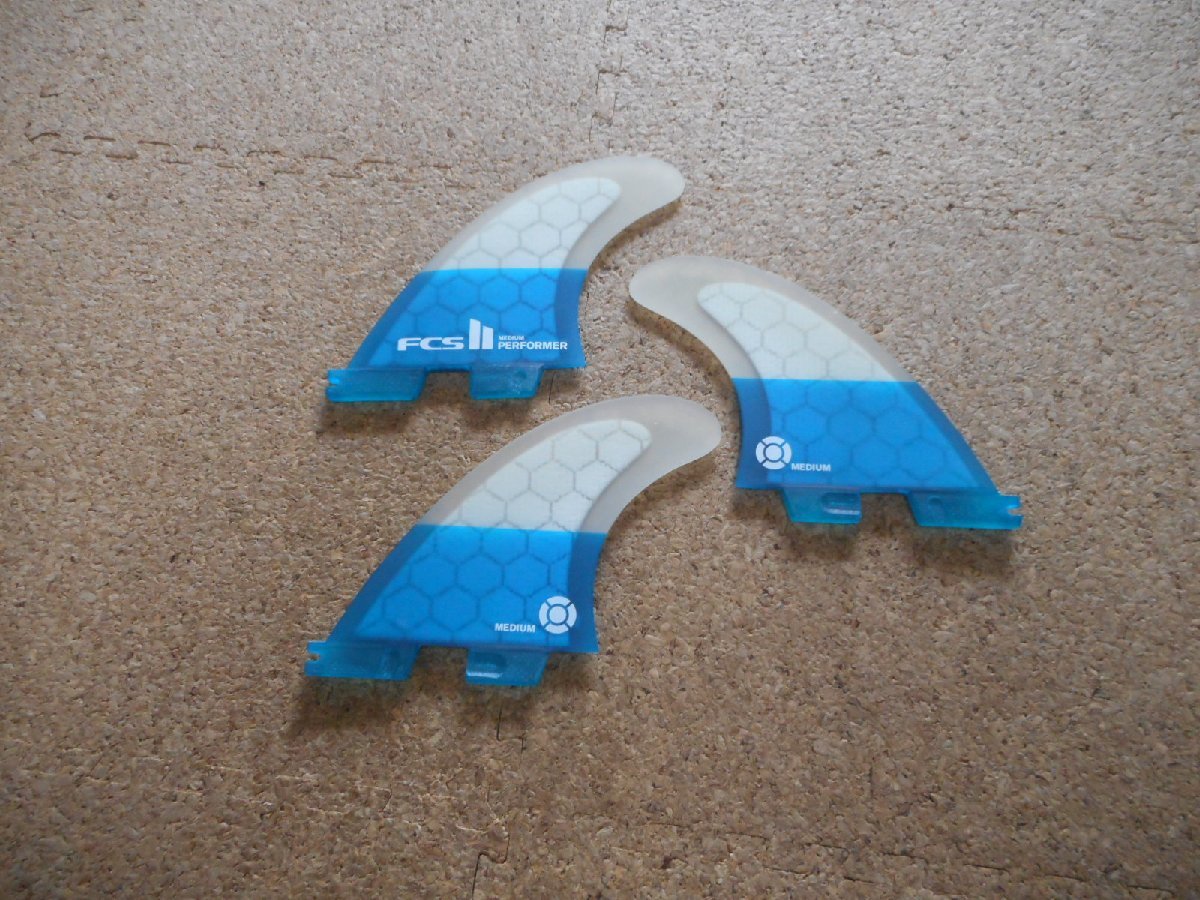 送料無料△FCS II PERFOMER PC Medium Tri Fin Set 新品 | www
