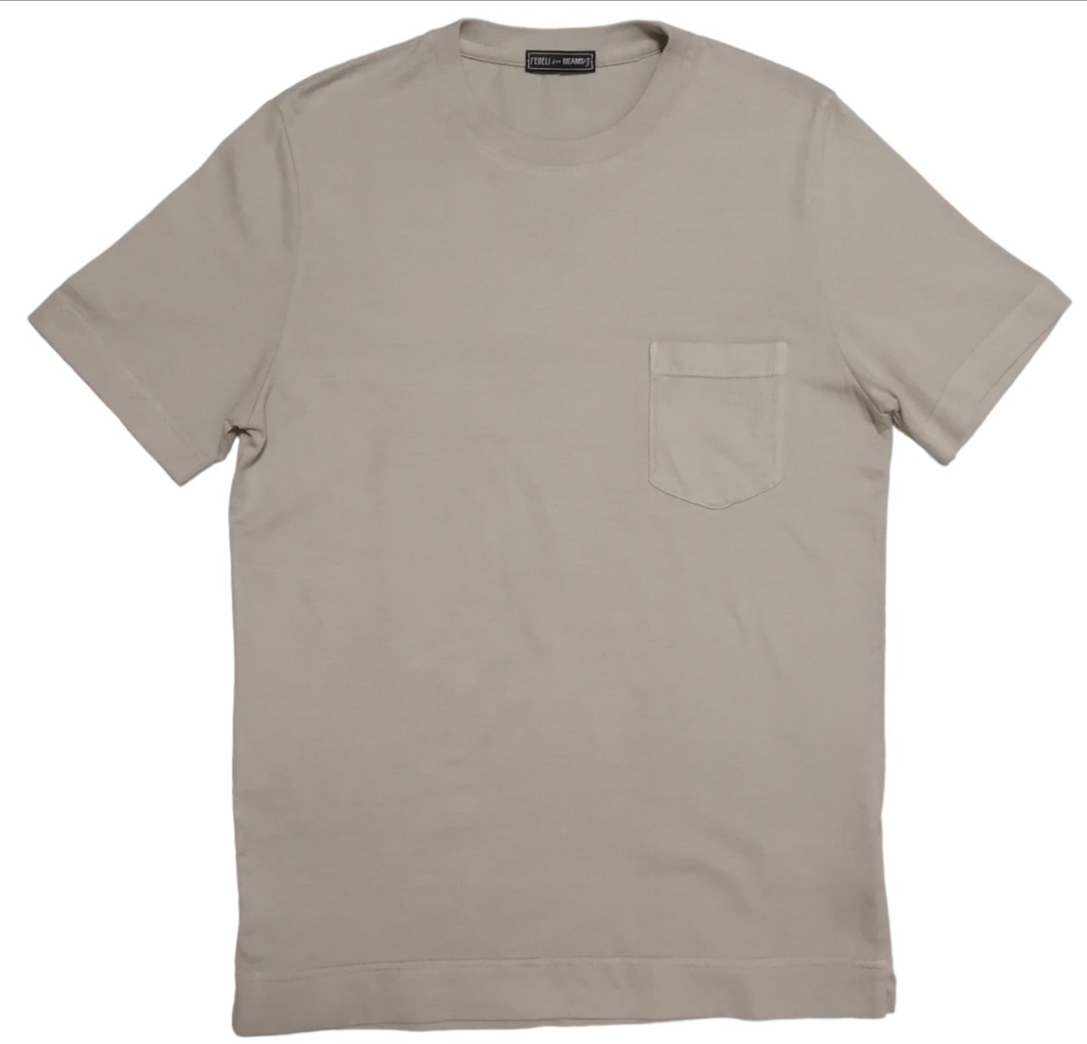 【大人のTシャツ】 フェデーリビームス FEDELI x BEAMS F イタリア製 クルーネックTシャツ 定価2.5万