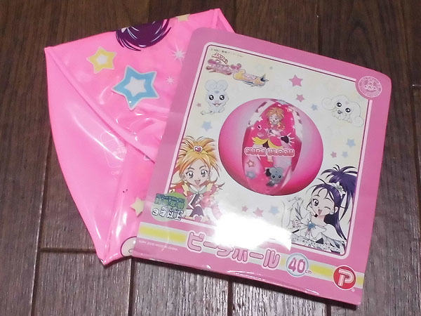 [送料185円] レア ビーチボール ふたりはプリキュア Splash Star スプラッシュスター 40cm 未使用 2006年 当時物_画像2