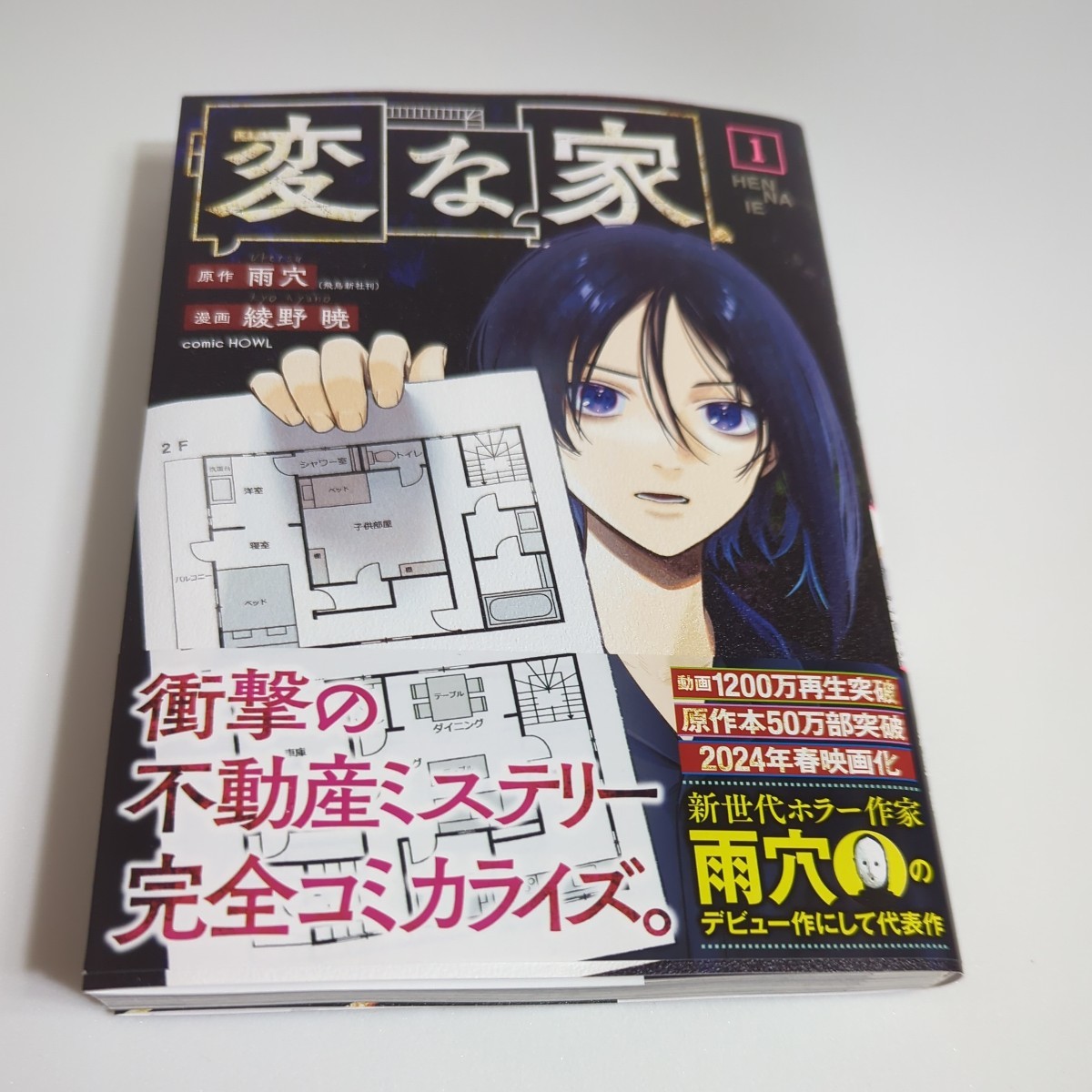 変な家 1 (comic HOWL) 雨穴/原作 綾野暁/漫画