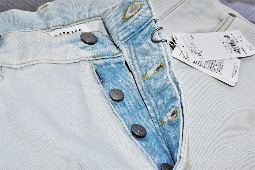 MAISON MARGIELA ⑩ メゾンマルジェラ STEREOTYPE ステレオタイプ 5POCKET JEANS ケミカルウォッシュ レギュラー デニムパンツ 32 未着用_画像5